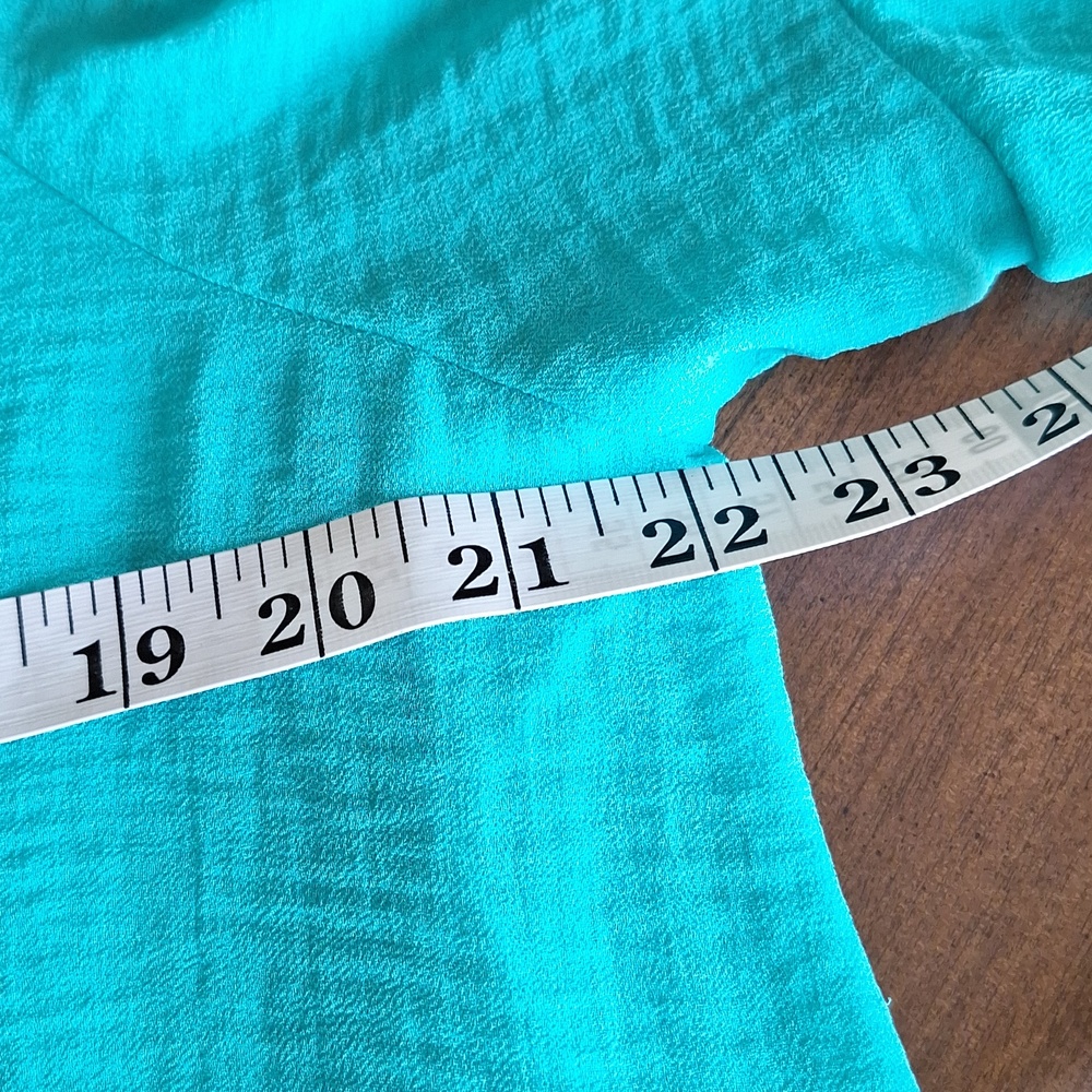Chloe + Rene Jade Green Ruffle-Sleeve Dress - Picture 7 of 8